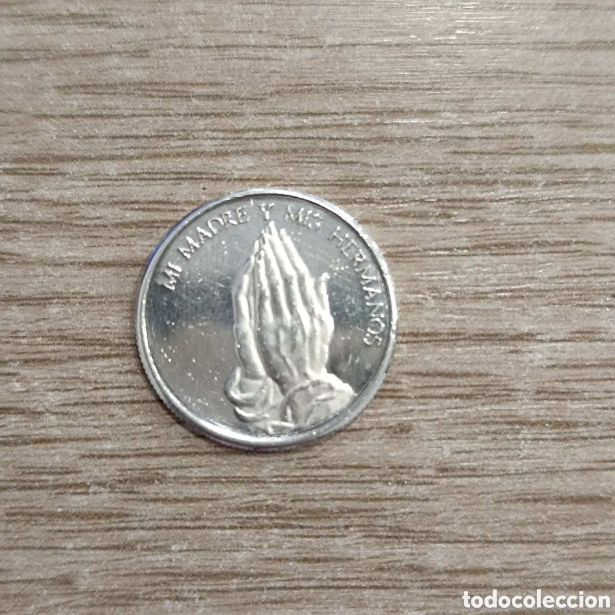 Antig&uuml;edades: Medalla religiosa de plata - Foto 2