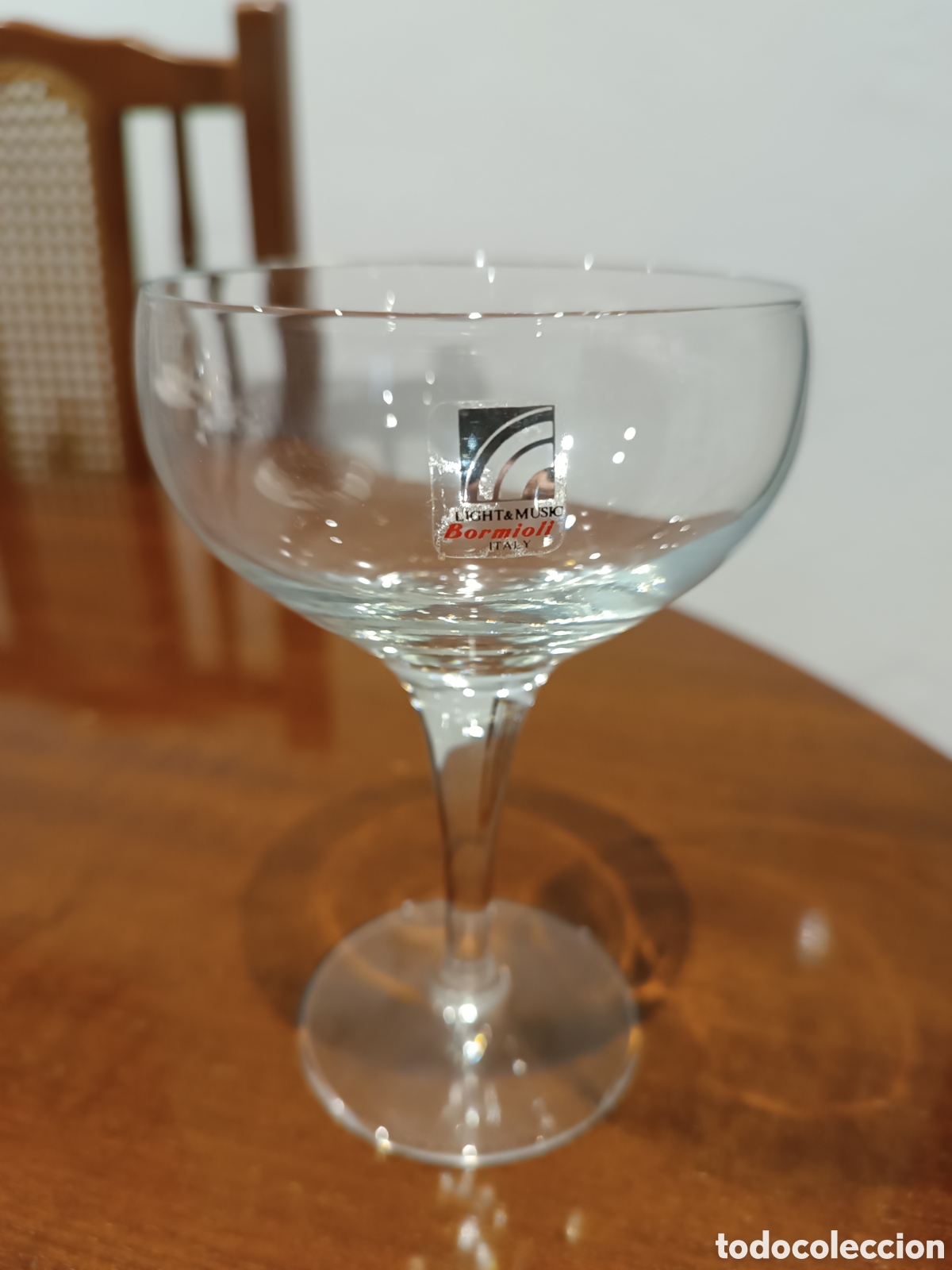 Antig&uuml;edades: 12 Copas cristal italiano - Foto 2
