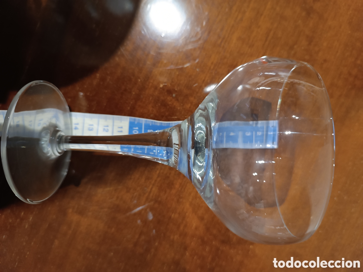 Antig&uuml;edades: 12 Copas cristal italiano - Foto 4