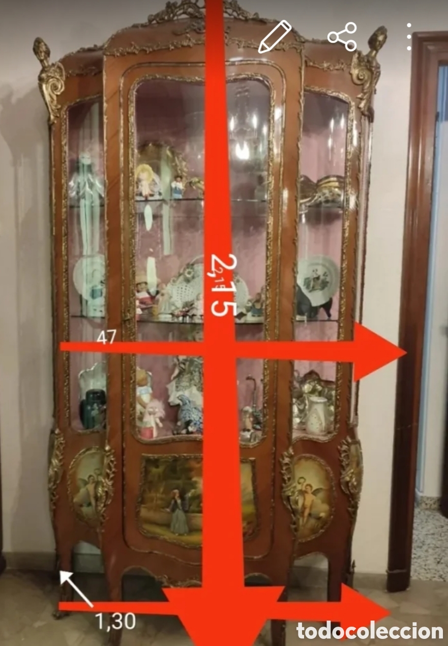 Antig&uuml;edades: Vitrina estilo Luis XVI - Foto 17
