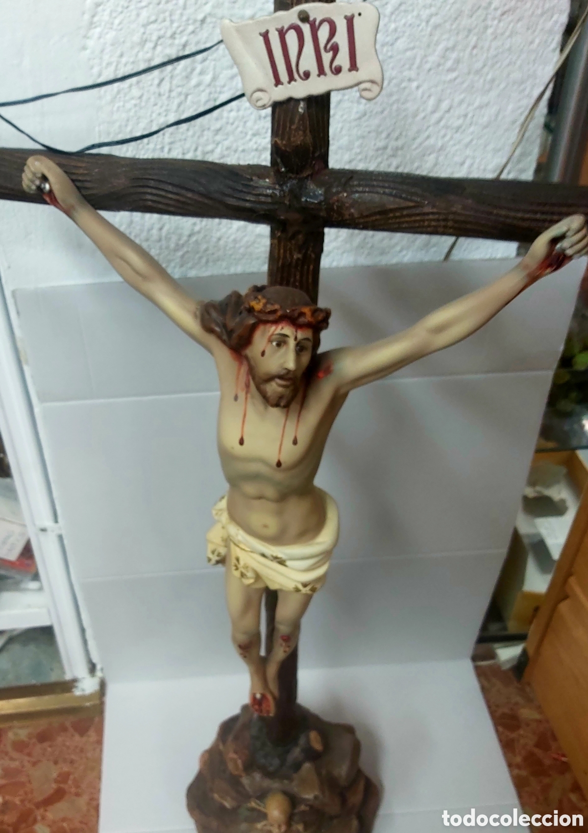 Antig&uuml;edades: Cristo Crucificado Olot - Foto 2