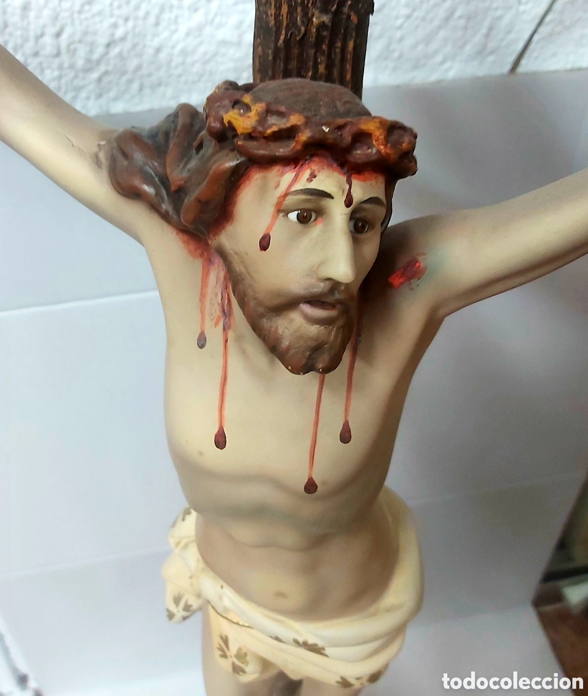 Antig&uuml;edades: Cristo Crucificado Olot - Foto 3