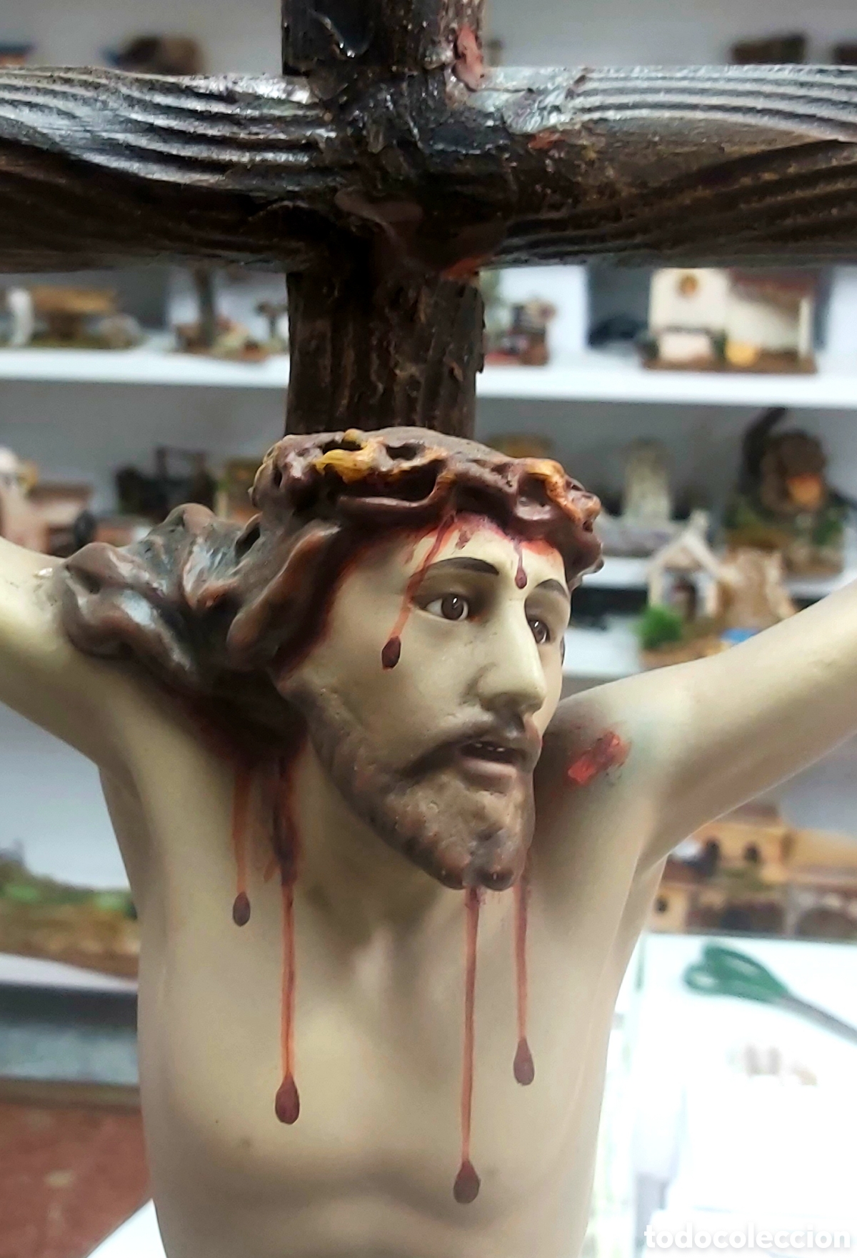 Antig&uuml;edades: Cristo Crucificado Olot - Foto 8