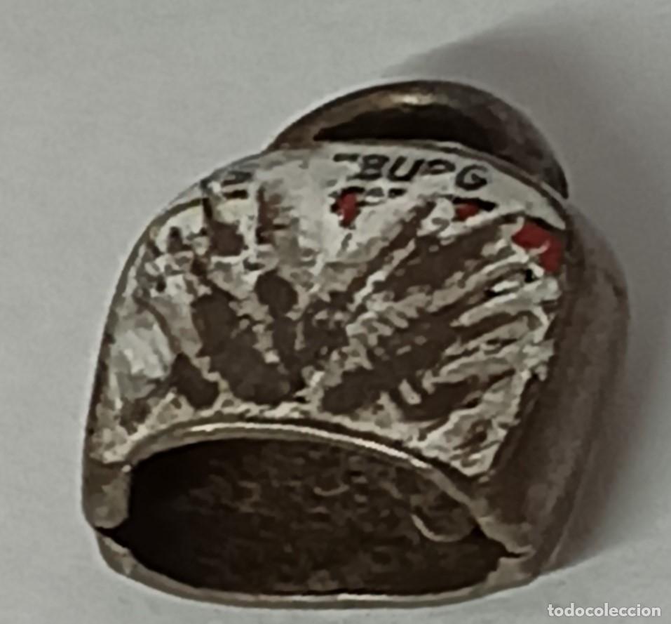 Antig&uuml;edades: CASCABEL ESMALTADO PLATA DE 800 - Foto 1