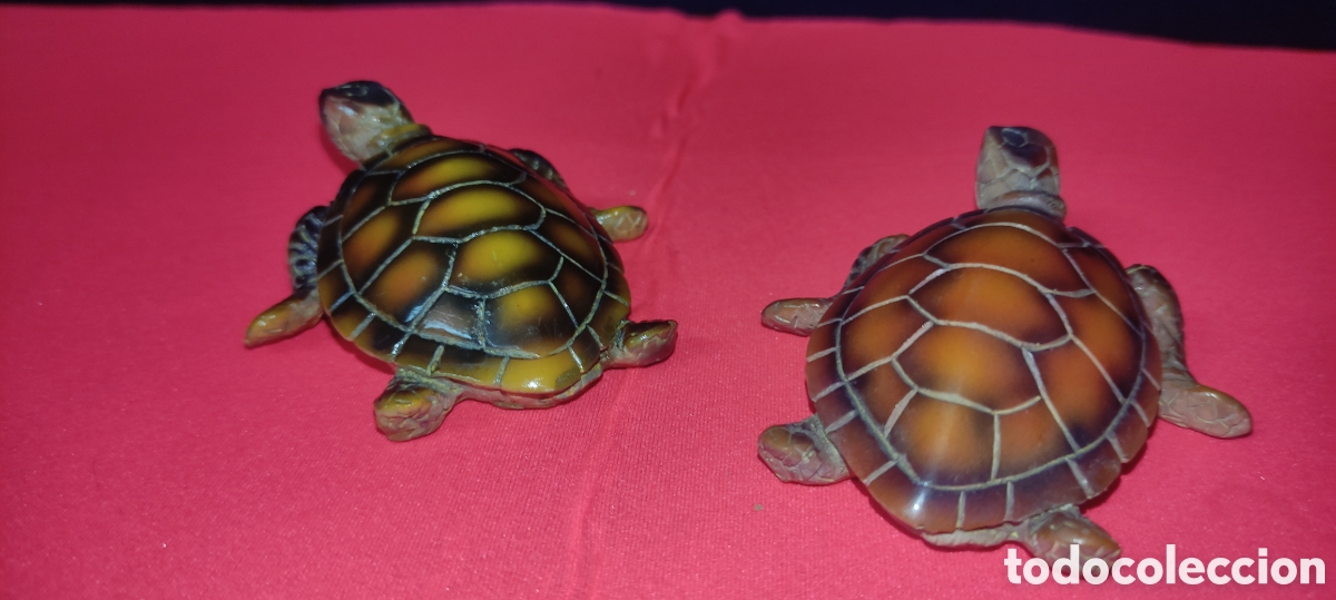 Antig&uuml;edades: Pareja de tortugas marmolina - Foto 6