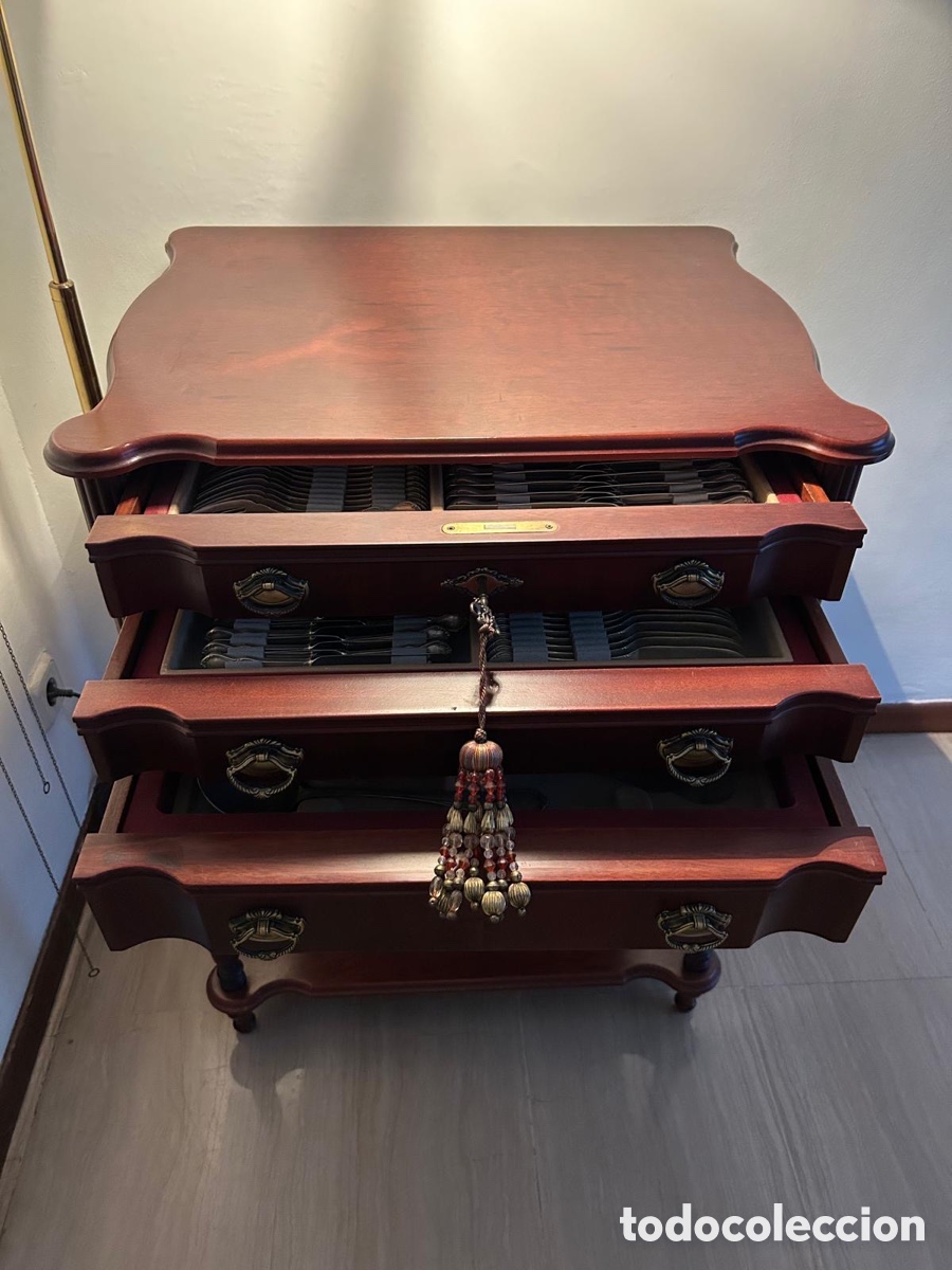 Antig&uuml;edades: Mueble auxiliar de madera - Foto 2