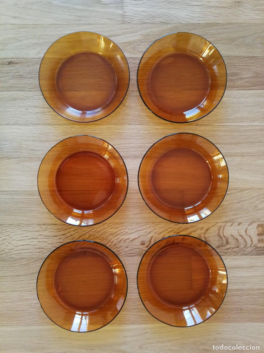 Antig&uuml;edades: 6 platos de Duralex. - Foto 1