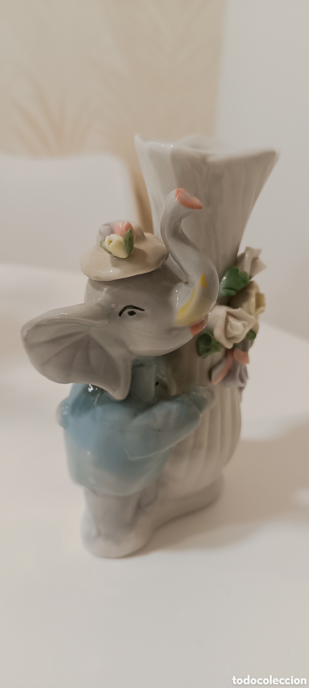 Antig&uuml;edades: Jarr&oacute;n de porcelana con elefante - Foto 6