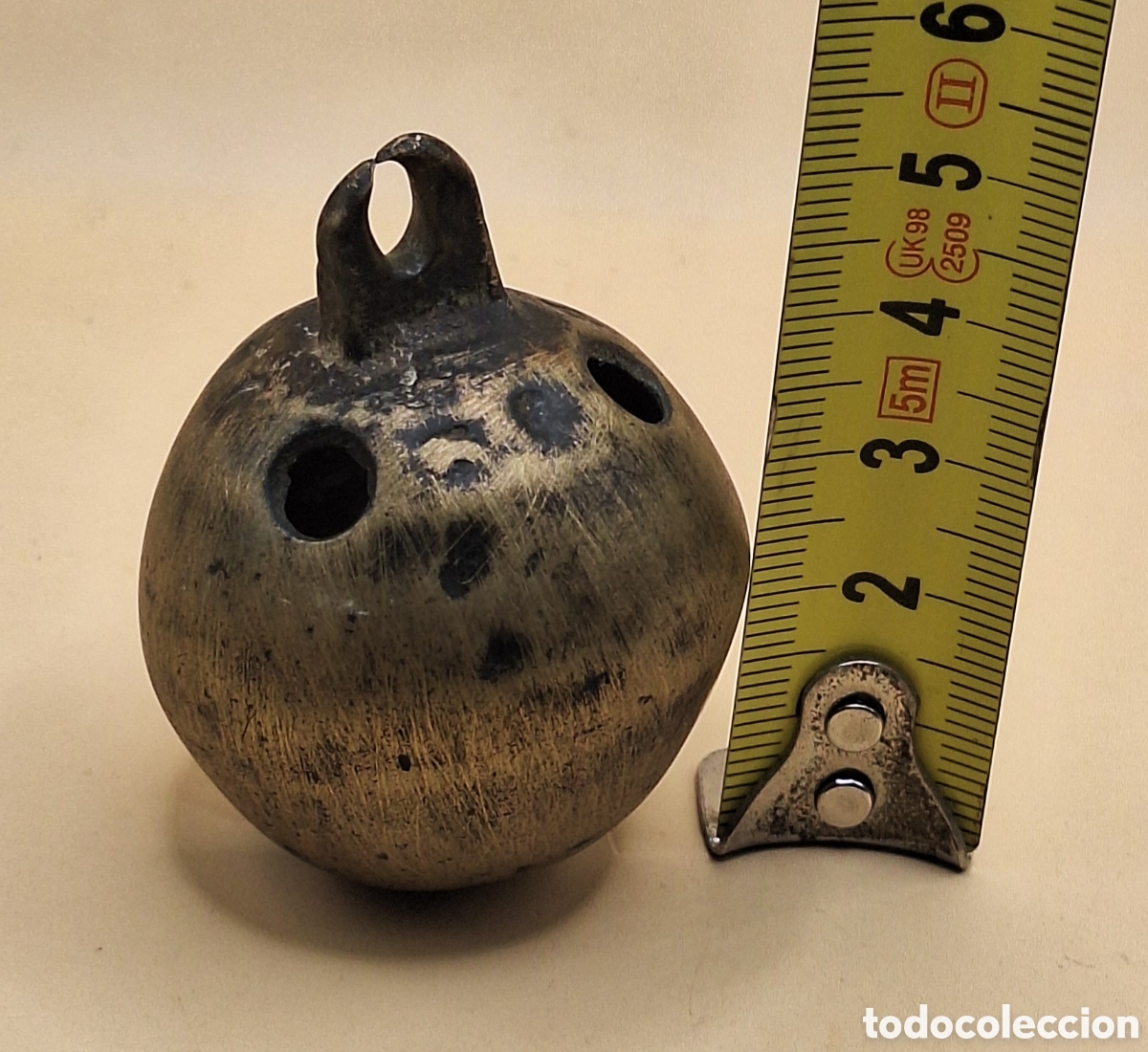 Antig&uuml;edades: Antiguo Cascabel de Bronce - Foto 16