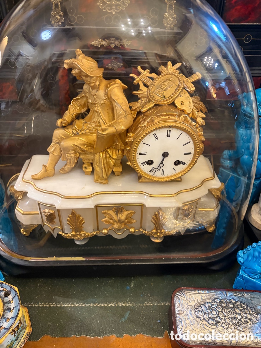 Antig&uuml;edades: Reloj de sobremesa antiguo - Foto 2