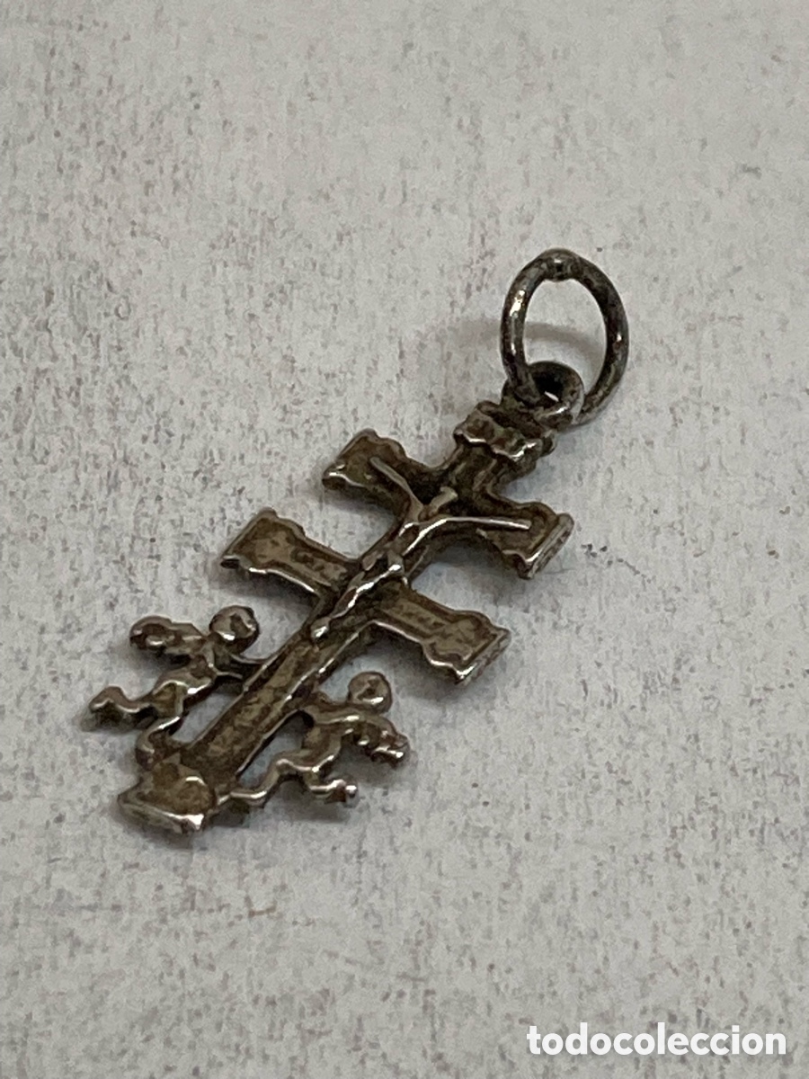 Antig&uuml;edades: Cruz de plata religiosa C547 - Foto 1
