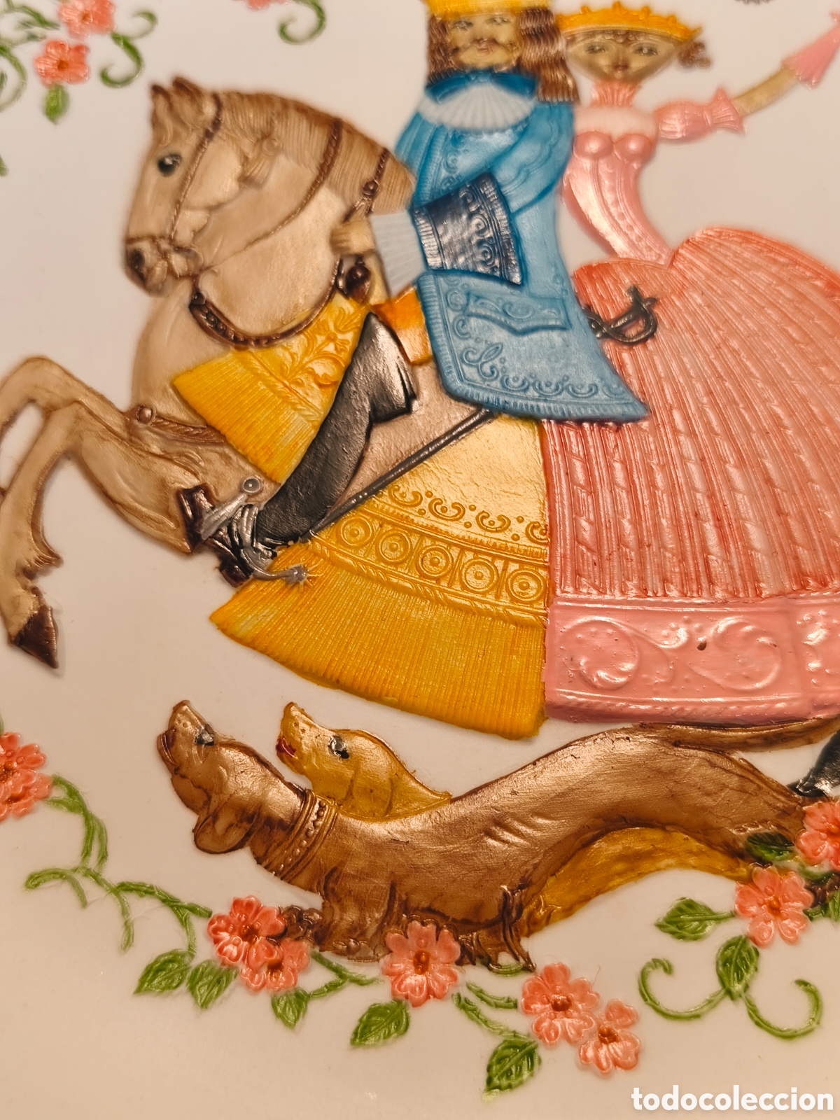 Antig&uuml;edades: Gran plato Alem&aacute;n Kaiser - Foto 4