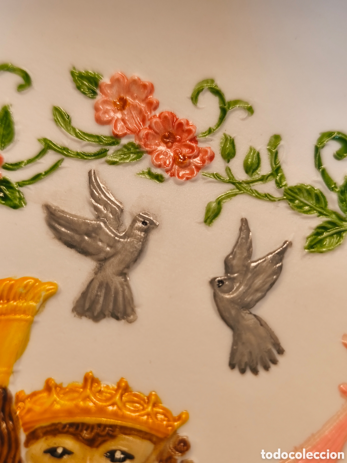 Antig&uuml;edades: Gran plato Alem&aacute;n Kaiser - Foto 7