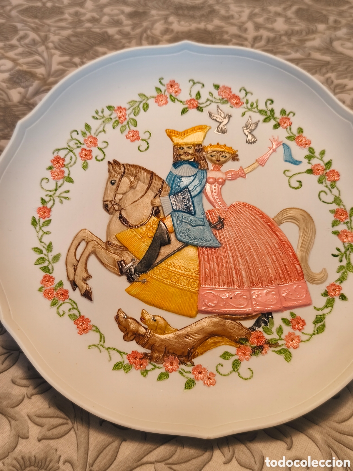 Antig&uuml;edades: Gran plato Alem&aacute;n Kaiser - Foto 1