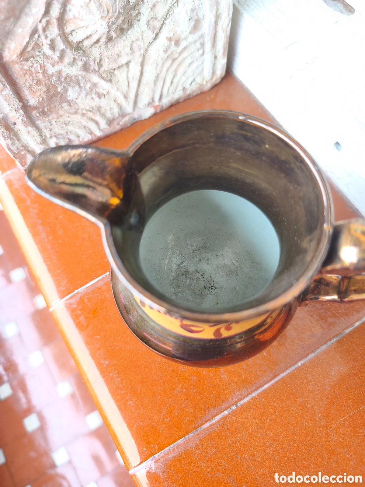 Antig&uuml;edades: Jarra Bristol de reflejos - Foto 3