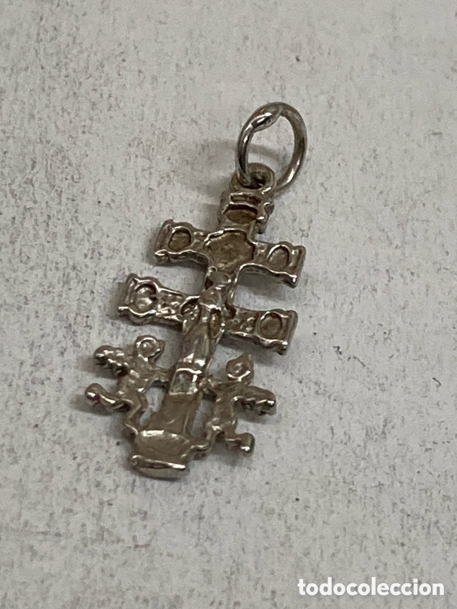 Antig&uuml;edades: Cruz de plata religiosa C547 - Foto 1