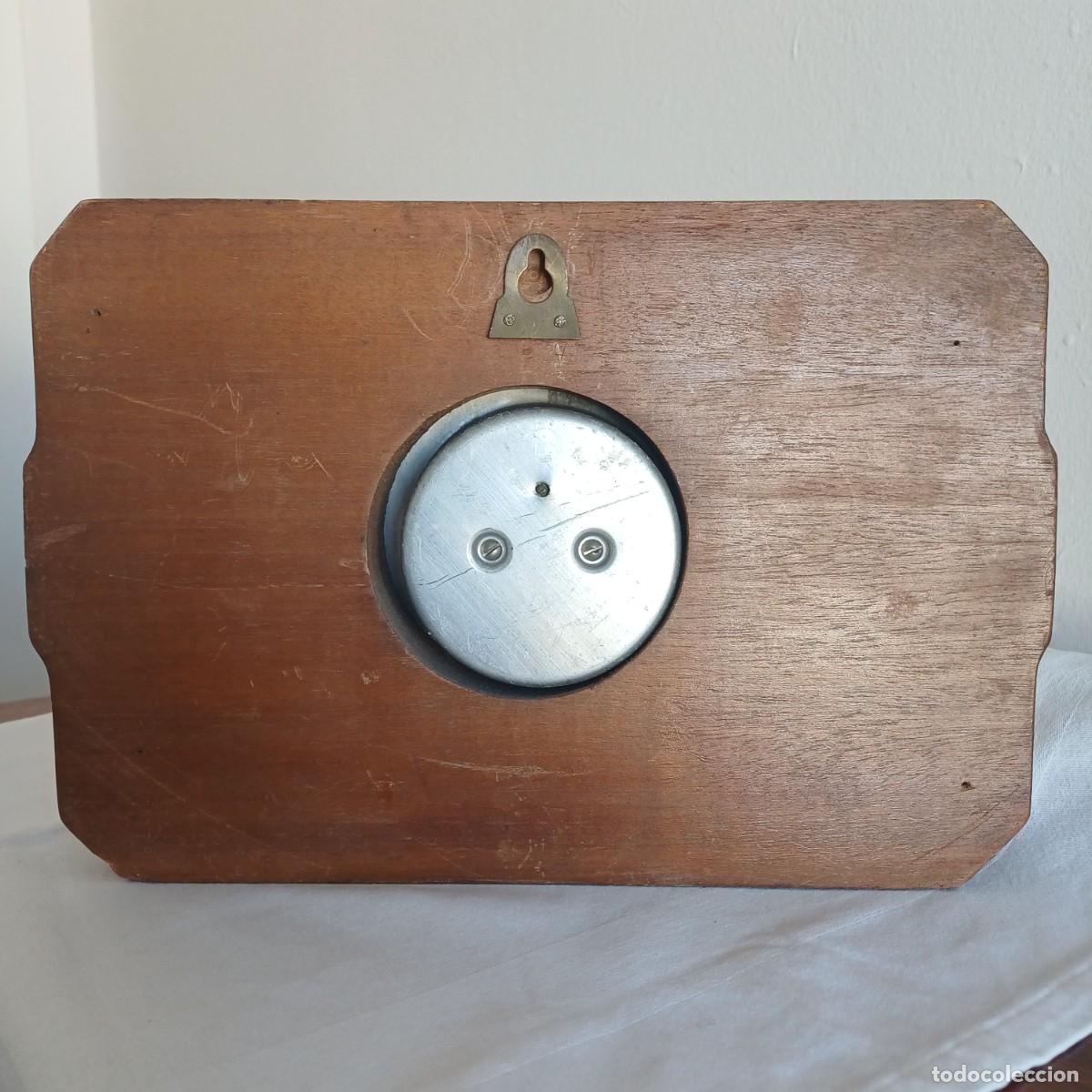 Antig&uuml;edades: Antique Art Deco Burr Walnut Barometer - Foto 3