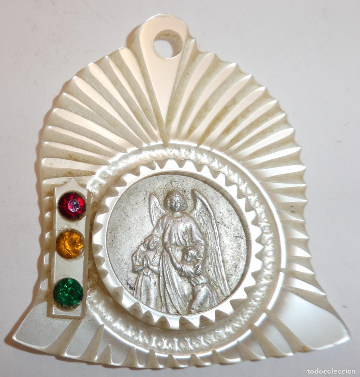 Antig&uuml;edades: Vieja medalla ,Angel Protector - Foto 1