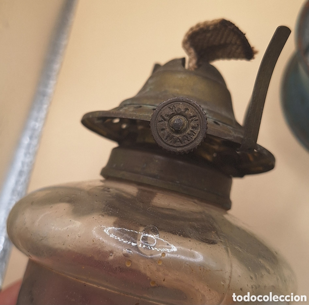 Antig&uuml;edades: Antigua L&aacute;mpara de Aceite - Quinqu&eacute; - - Foto 22