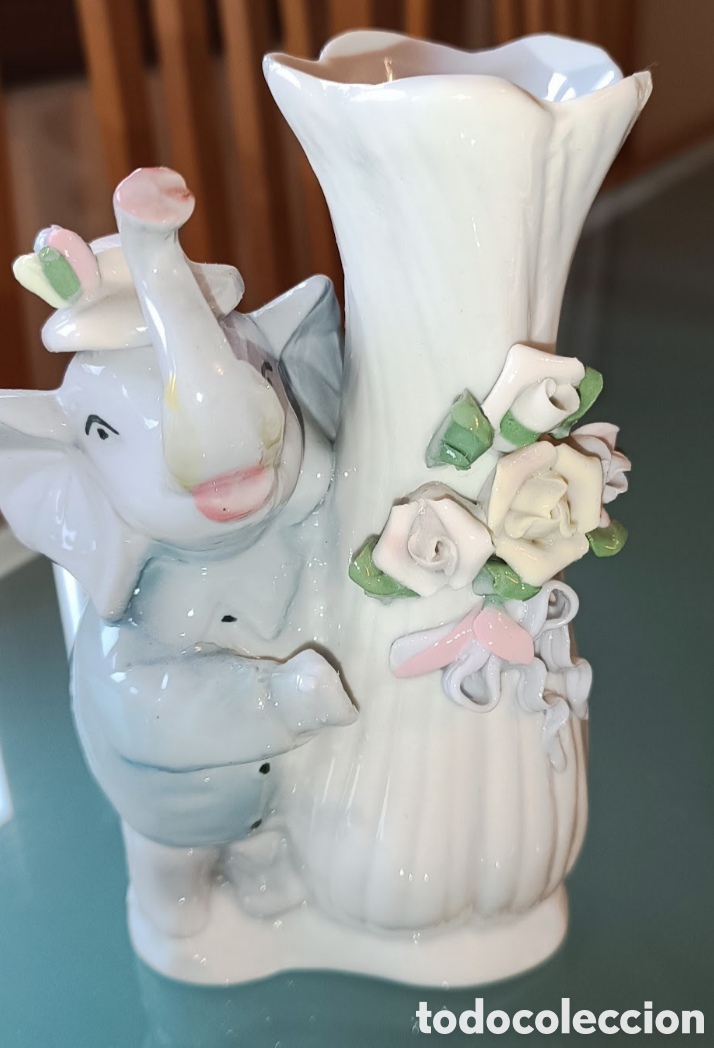 Antig&uuml;edades: Jarr&oacute;n de porcelana con elefante - Foto 11