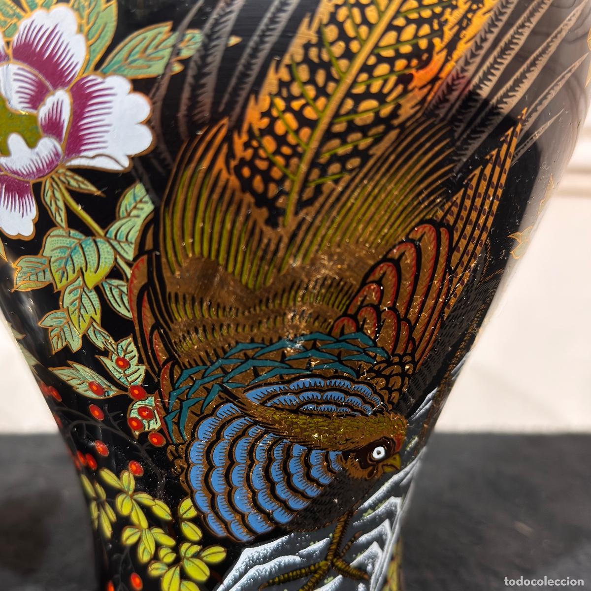 Antig&uuml;edades: Jarr&oacute;n en Porcelana Negro - Foto 3