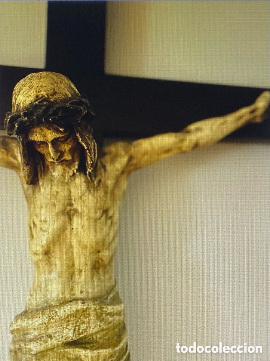 Antig&uuml;edades: Cristo en la cruz de 1 mtr. - Foto 2