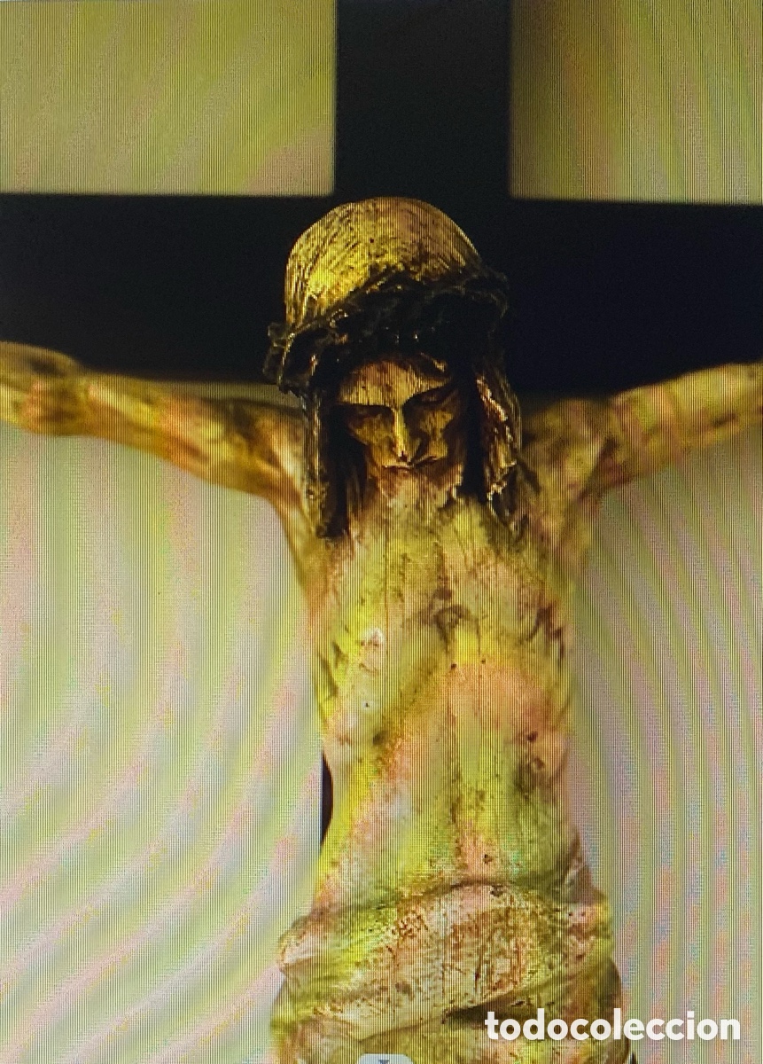 Antig&uuml;edades: Cristo en la cruz de 1 mtr. - Foto 4
