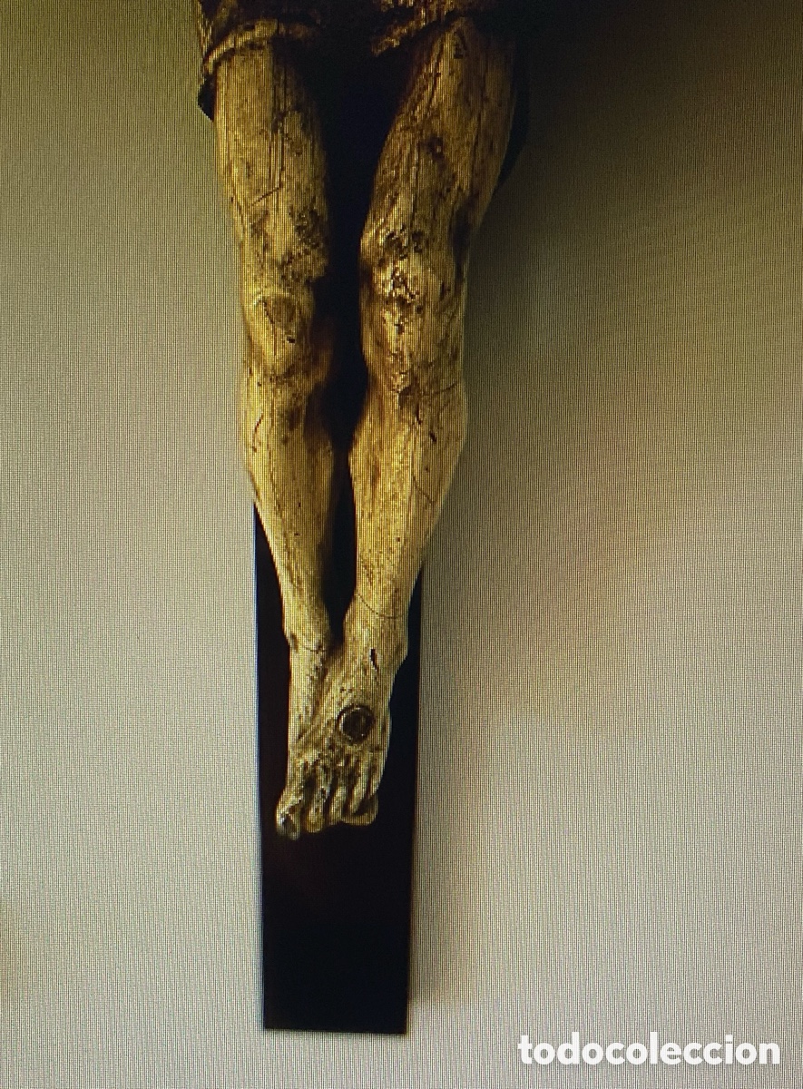 Antig&uuml;edades: Cristo en la cruz de 1 mtr. - Foto 6