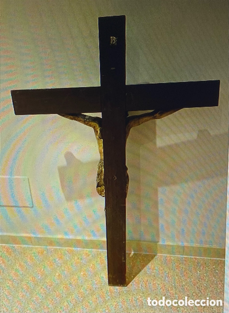 Antig&uuml;edades: Cristo en la cruz de 1 mtr. - Foto 7