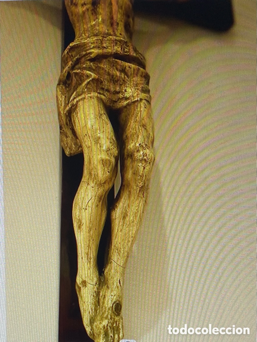 Antig&uuml;edades: Cristo en la cruz de 1 mtr. - Foto 9