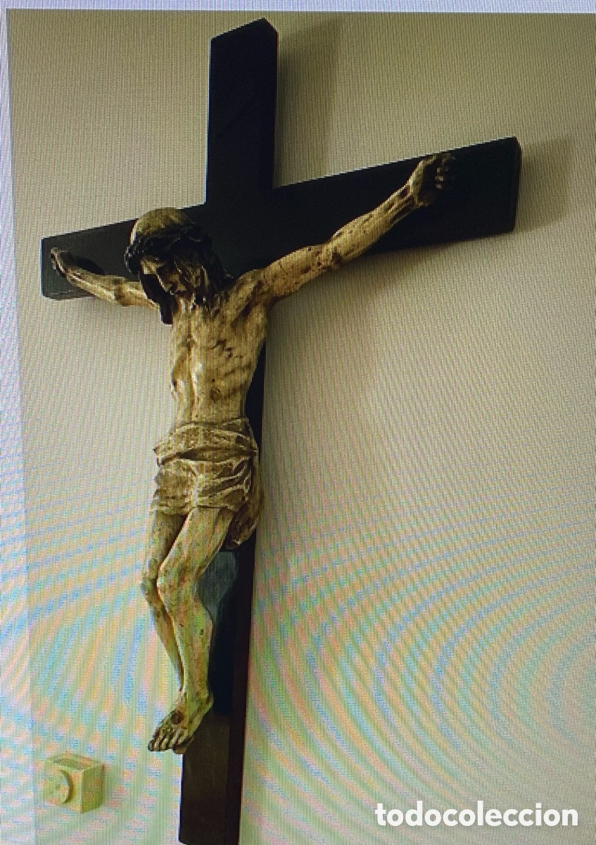 Antig&uuml;edades: Cristo en la cruz de 1 mtr. - Foto 10