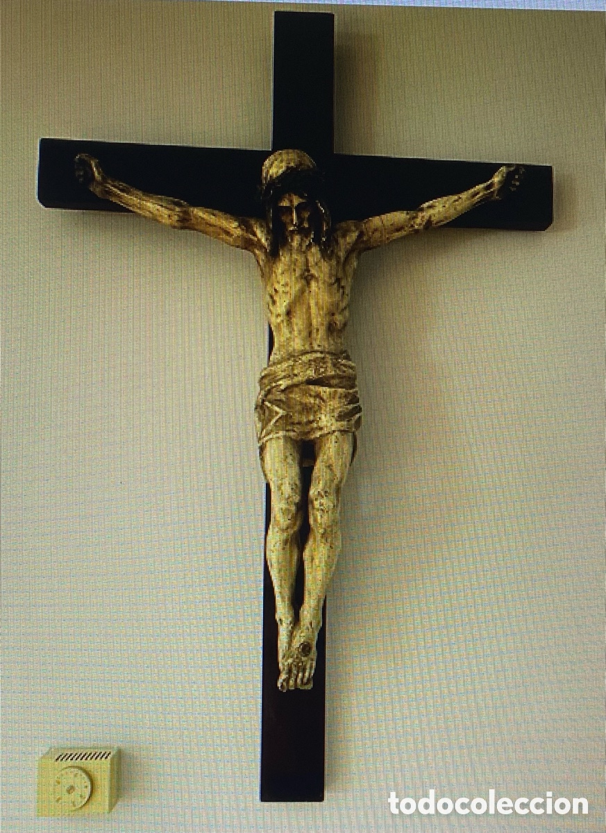 Antig&uuml;edades: Cristo en la cruz de 1 mtr. - Foto 14