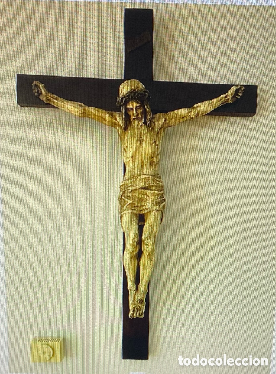 Antig&uuml;edades: Cristo en la cruz de 1 mtr. - Foto 15