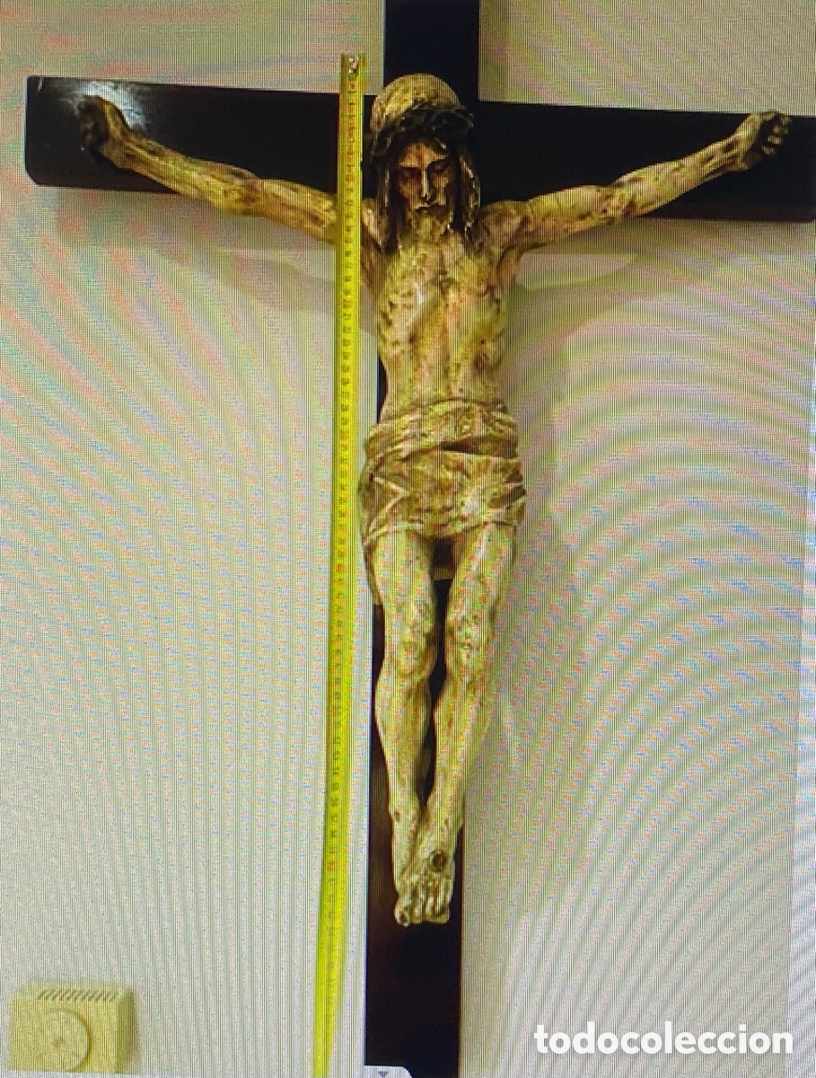 Antig&uuml;edades: Cristo en la cruz de 1 mtr. - Foto 20