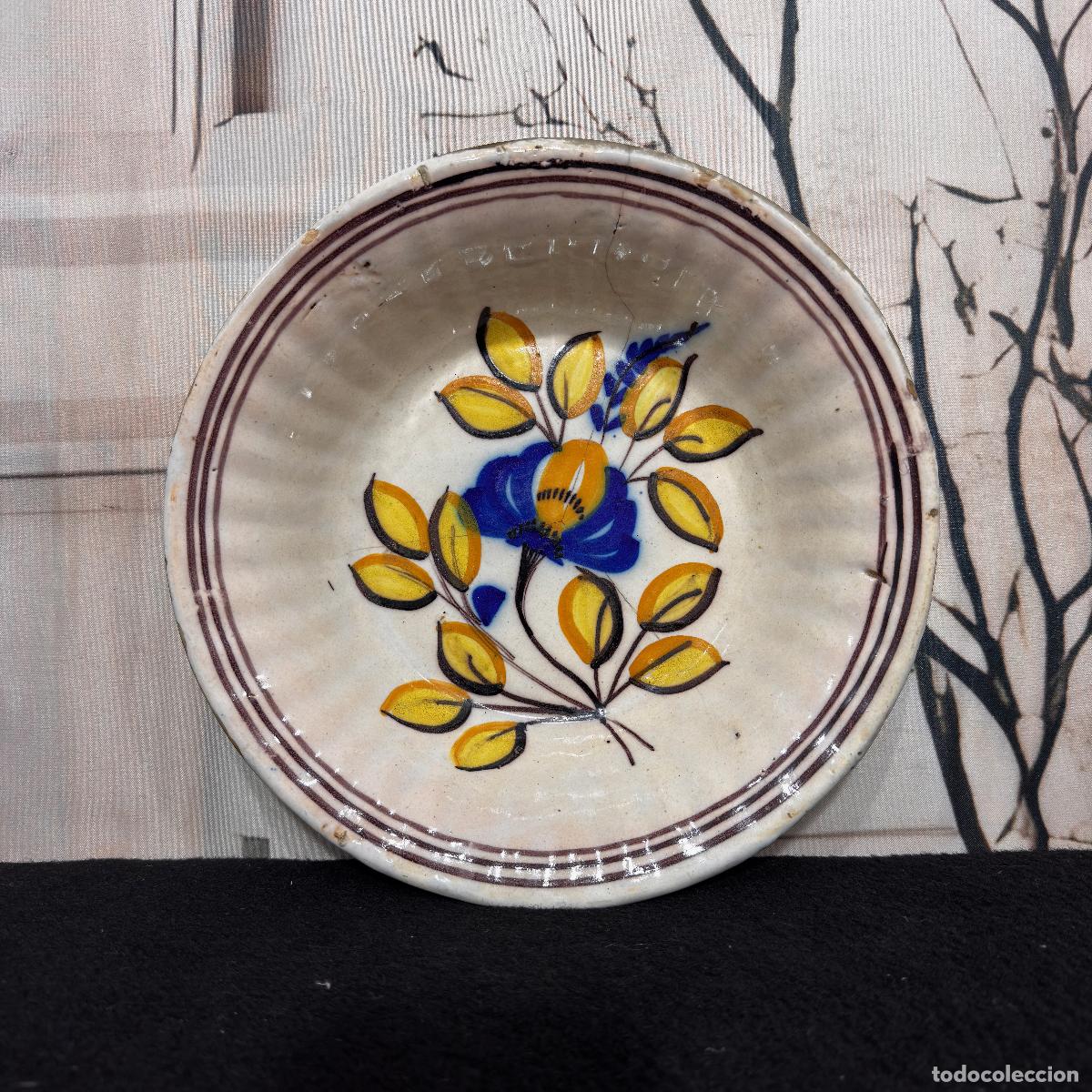 Antig&uuml;edades: Antiguo Plato de Ceramica - Foto 1