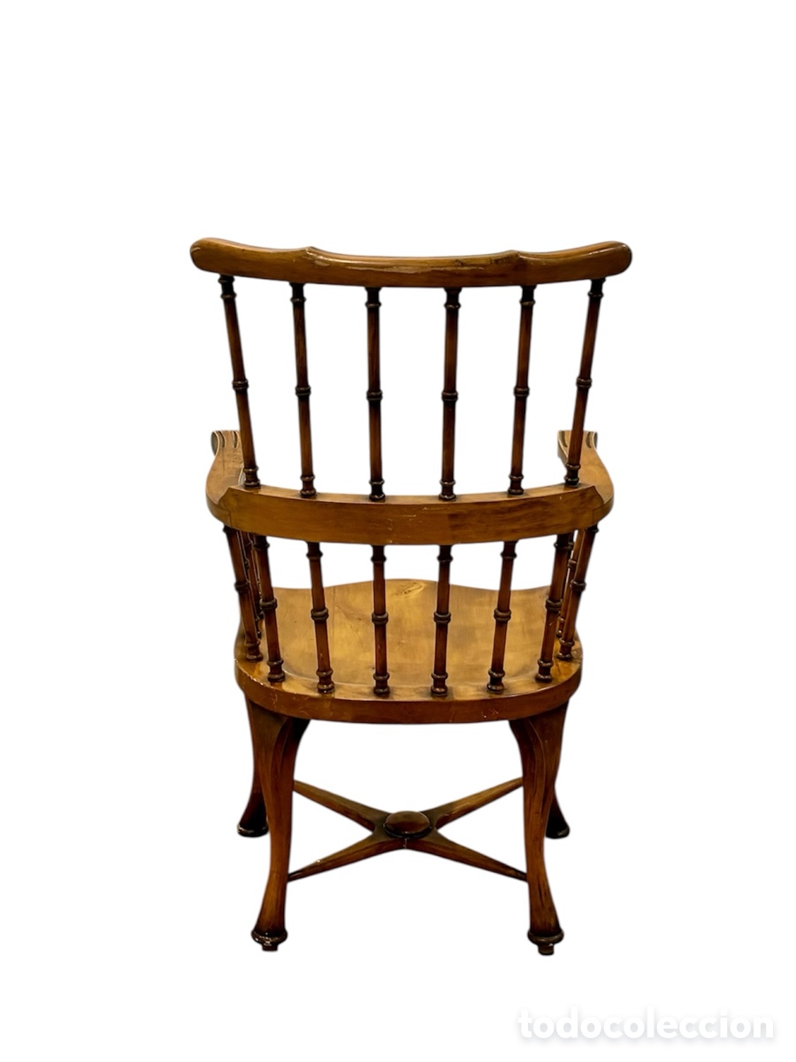 Antig&uuml;edades: Sill&oacute;n Windsor ingl&eacute;s Circa 1.890. - Foto 6