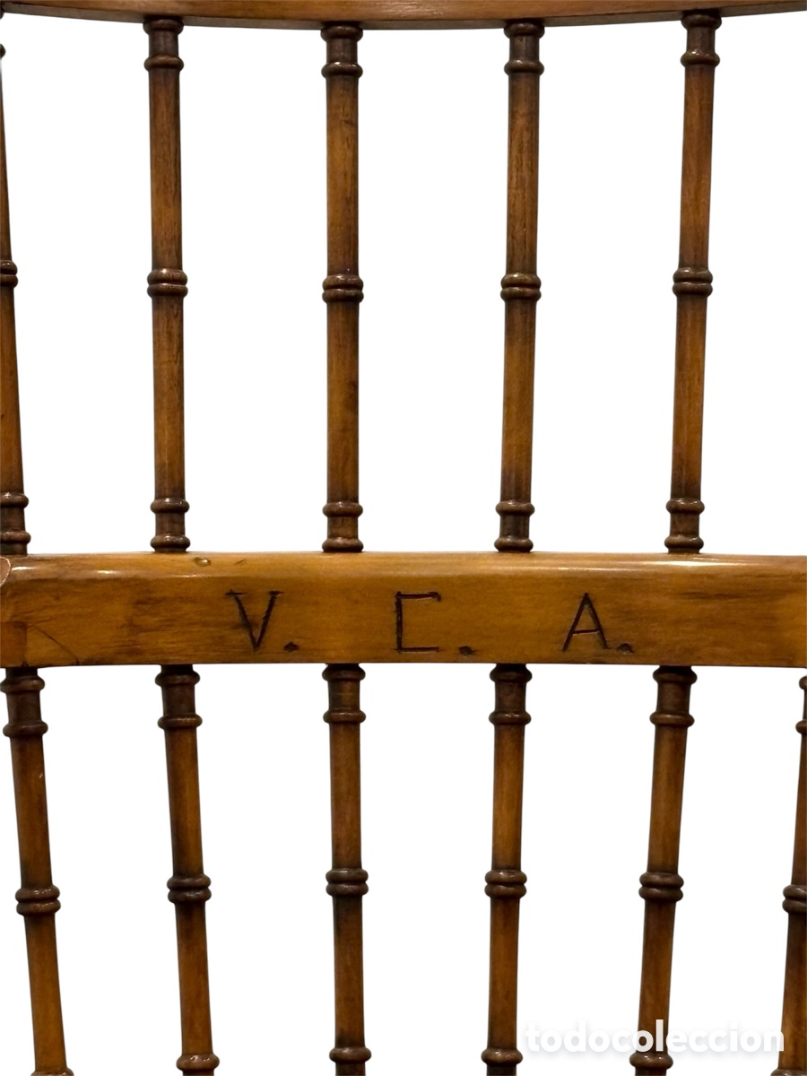 Antig&uuml;edades: Sill&oacute;n Windsor ingl&eacute;s Circa 1.890. - Foto 10