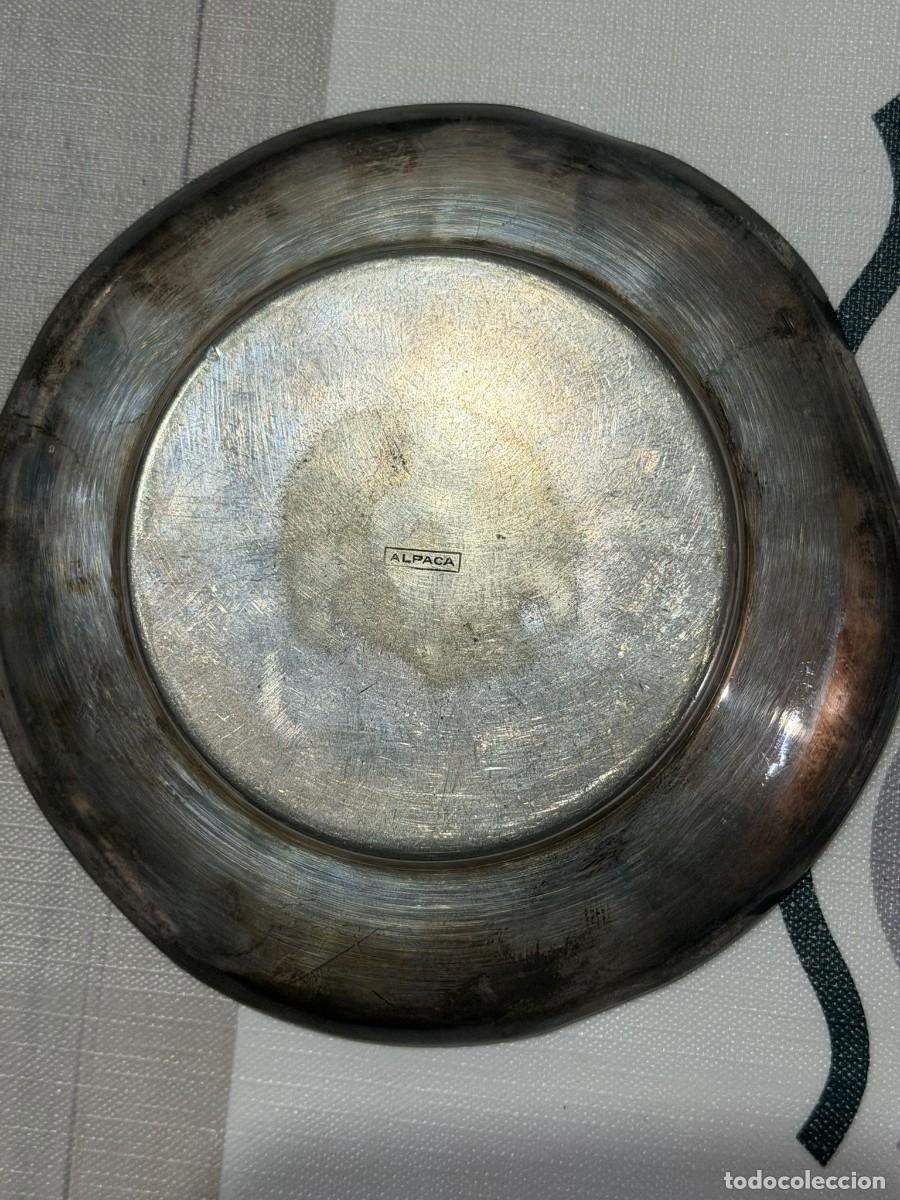 Antig&uuml;edades: BANDEJA DECORATIVA ALPACA - Foto 2