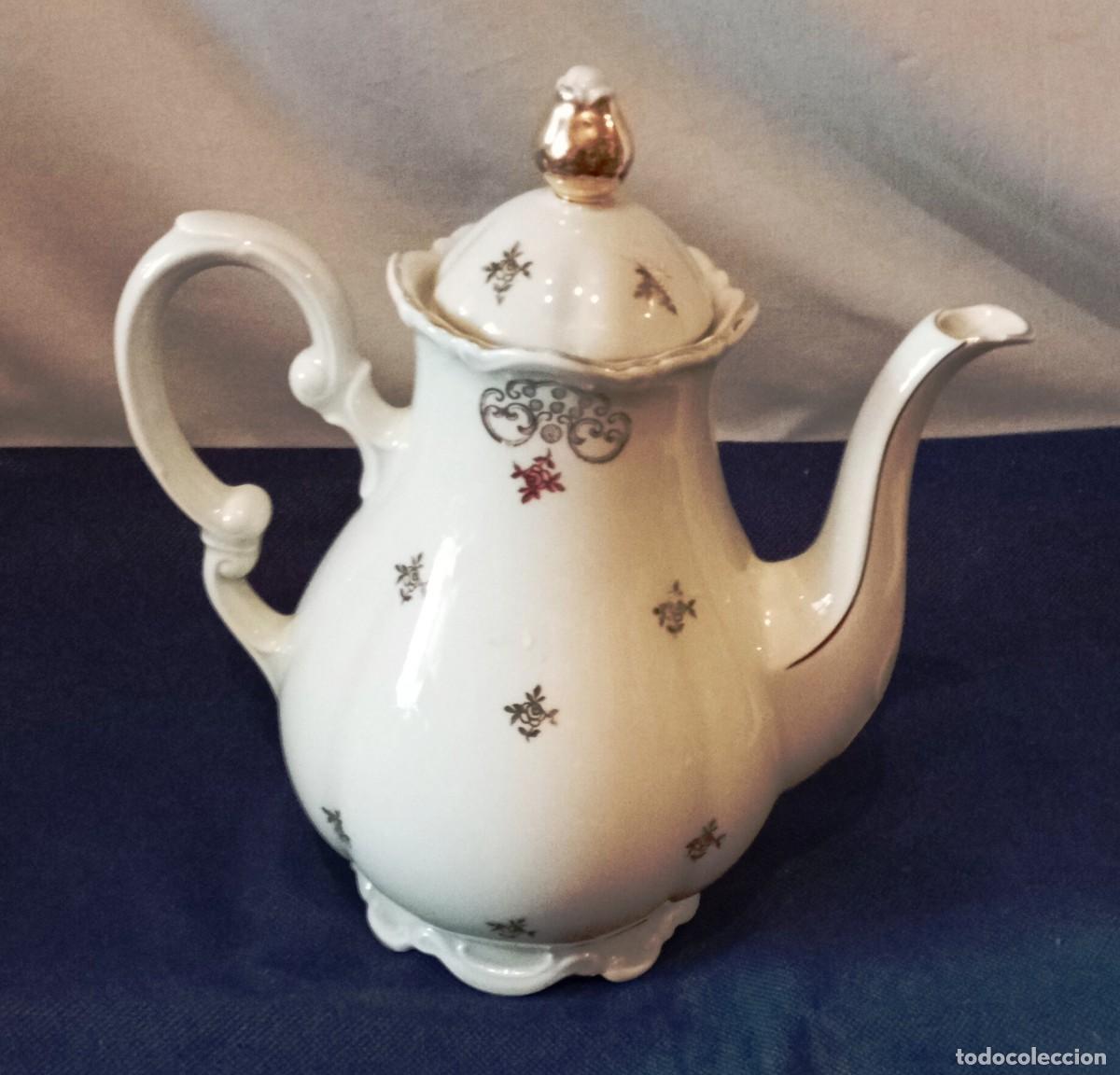 Antig&uuml;edades: Tetera de porcelana de Mitterteich Bavaria. - Foto 5