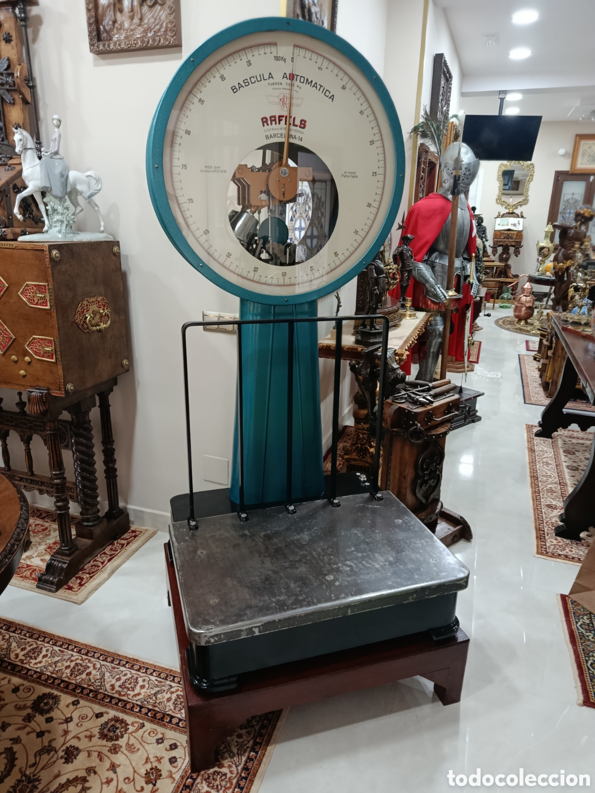 Antig&uuml;edades: Antig&uuml;a B&aacute;scula industrial - Foto 2