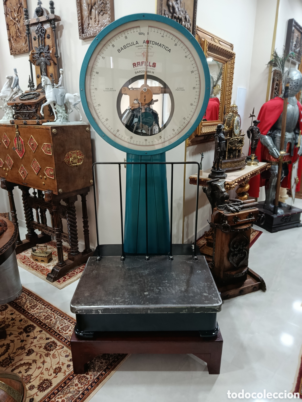 Antig&uuml;edades: Antig&uuml;a B&aacute;scula industrial - Foto 3