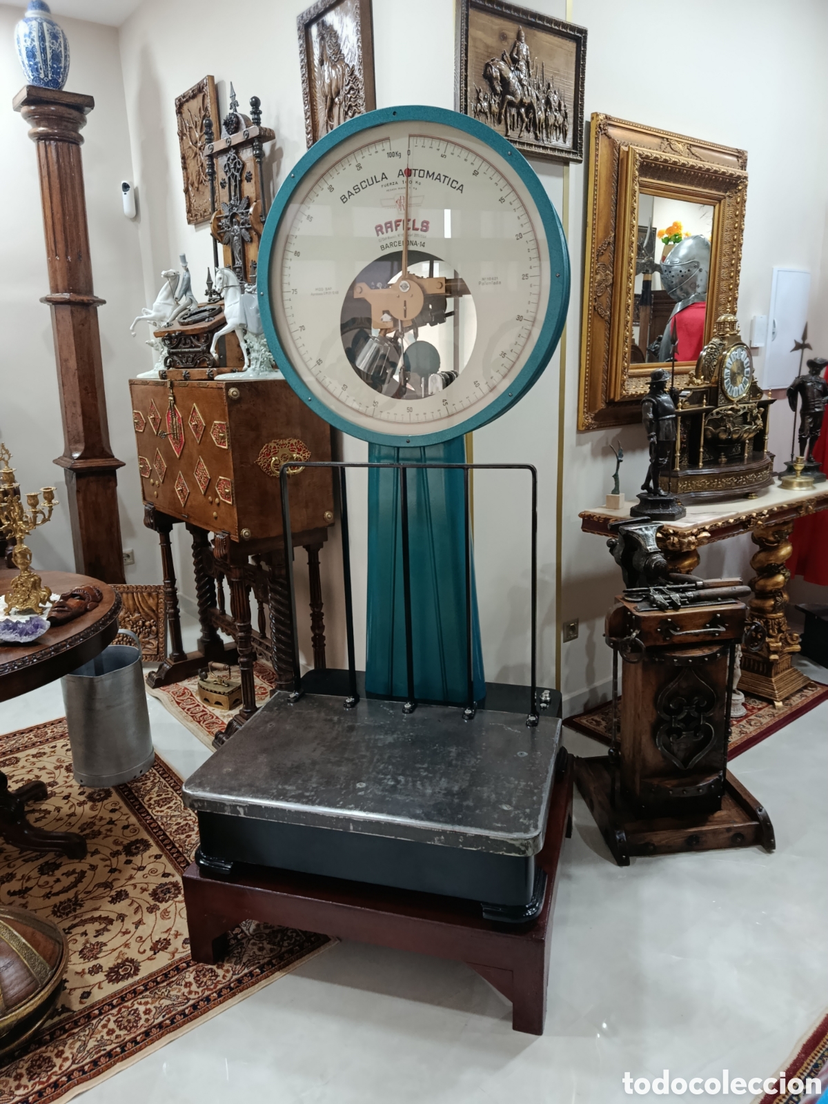 Antig&uuml;edades: Antig&uuml;a B&aacute;scula industrial - Foto 1