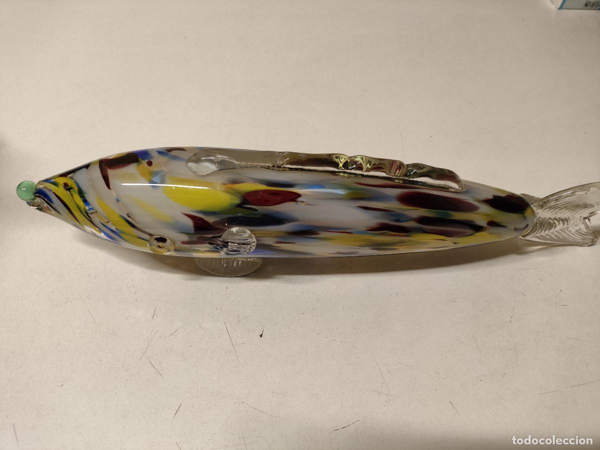 Antig&uuml;edades: ANTIGUO PEZ MURANO 51CM - Foto 2