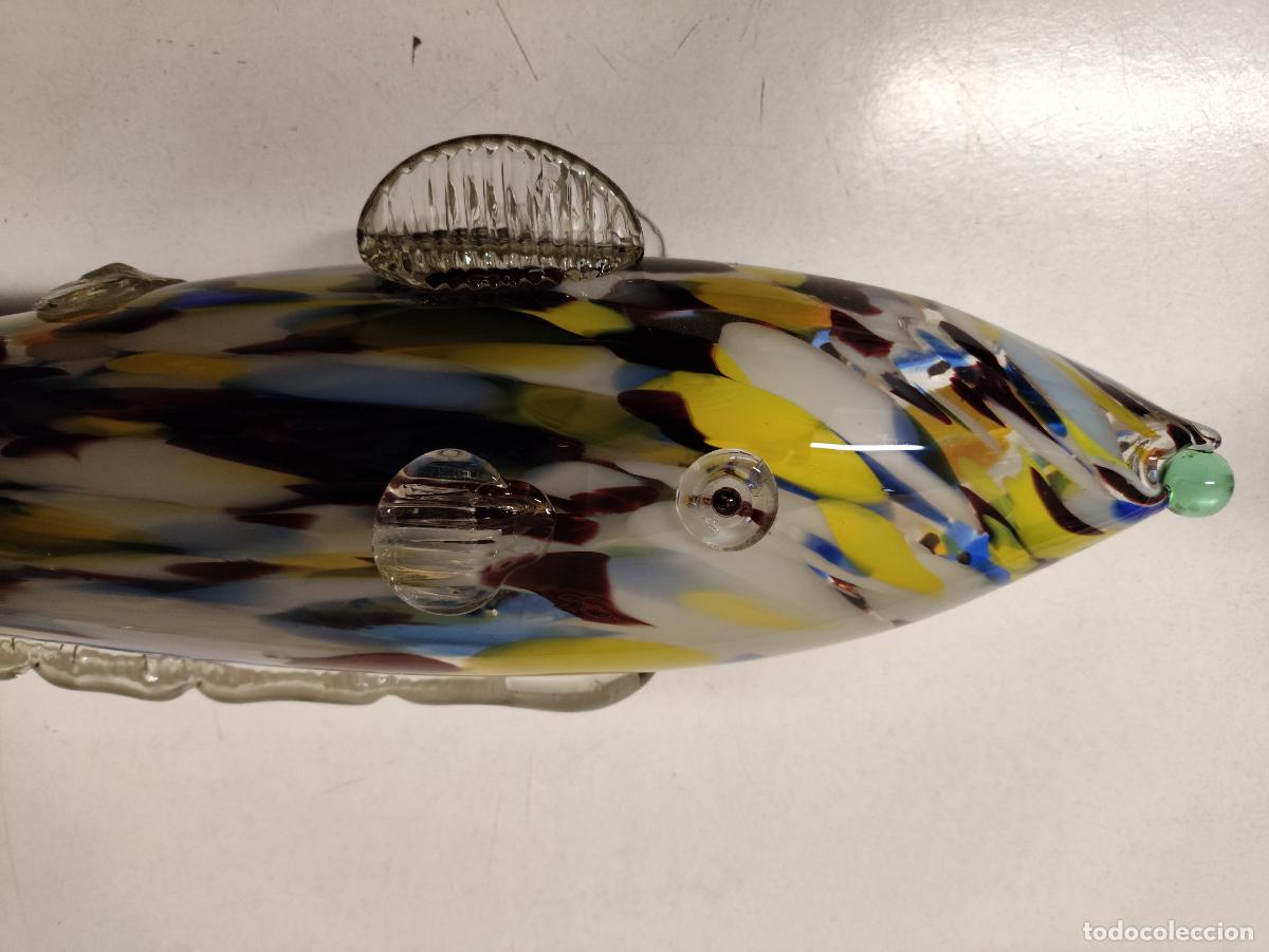 Antig&uuml;edades: ANTIGUO PEZ MURANO 51CM - Foto 3