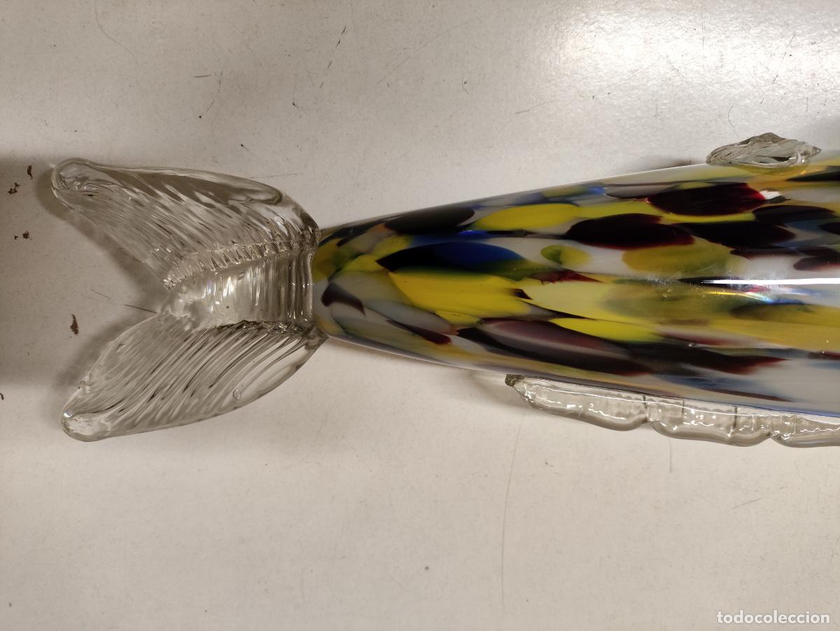 Antig&uuml;edades: ANTIGUO PEZ MURANO 51CM - Foto 6