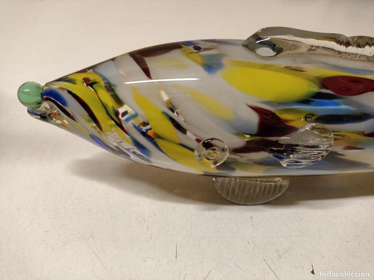Antig&uuml;edades: ANTIGUO PEZ MURANO 51CM - Foto 1