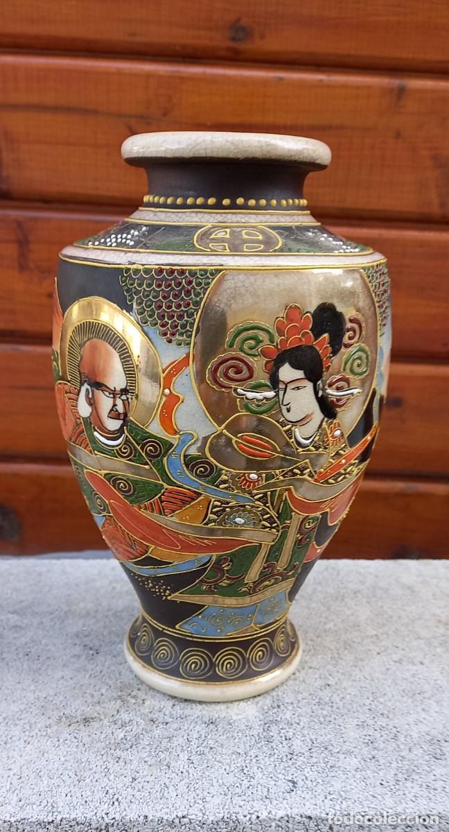 Antig&uuml;edades: JARRON JAPONES SATSUMA - Foto 1