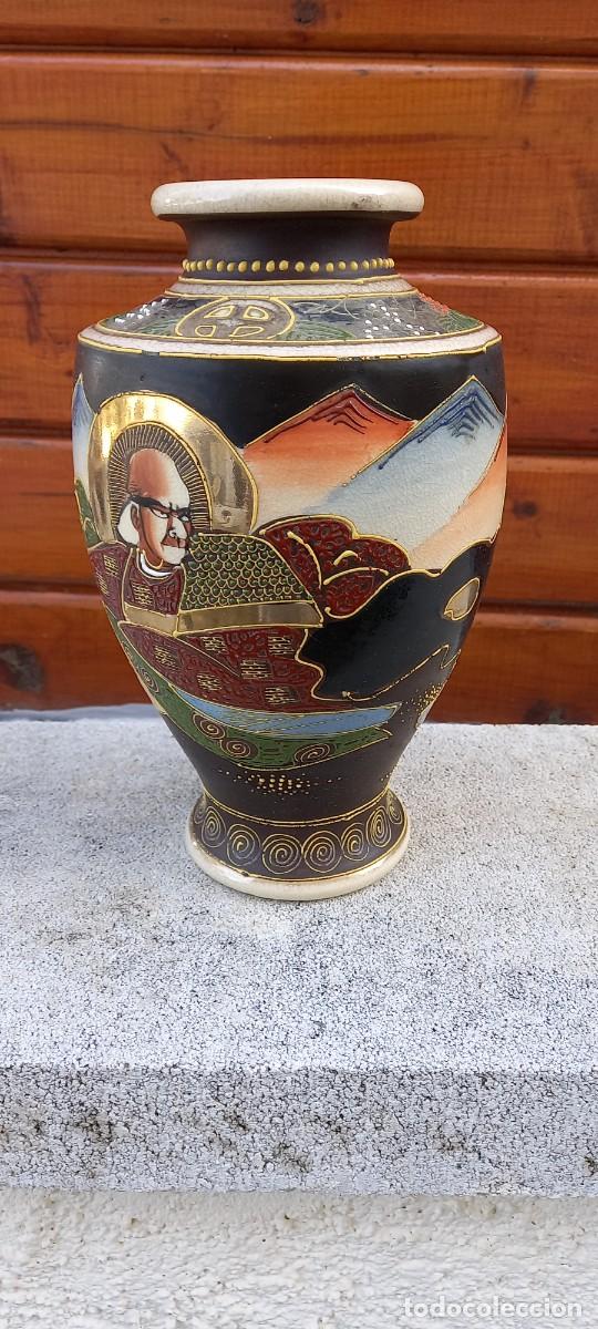 Antig&uuml;edades: JARRON JAPONES SATSUMA - Foto 2