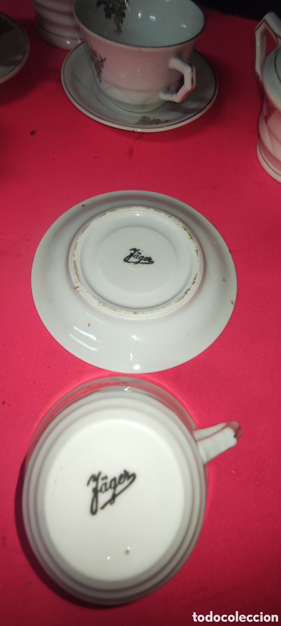 Antig&uuml;edades: Juego de caf&eacute; marca Jager - Foto 9