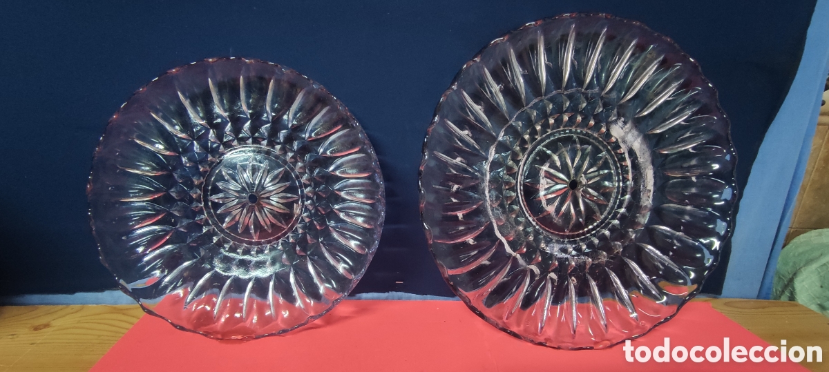 Antig&uuml;edades: Conjunto de dos platos/bandejas - Foto 2